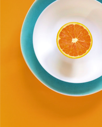 Sliced orange